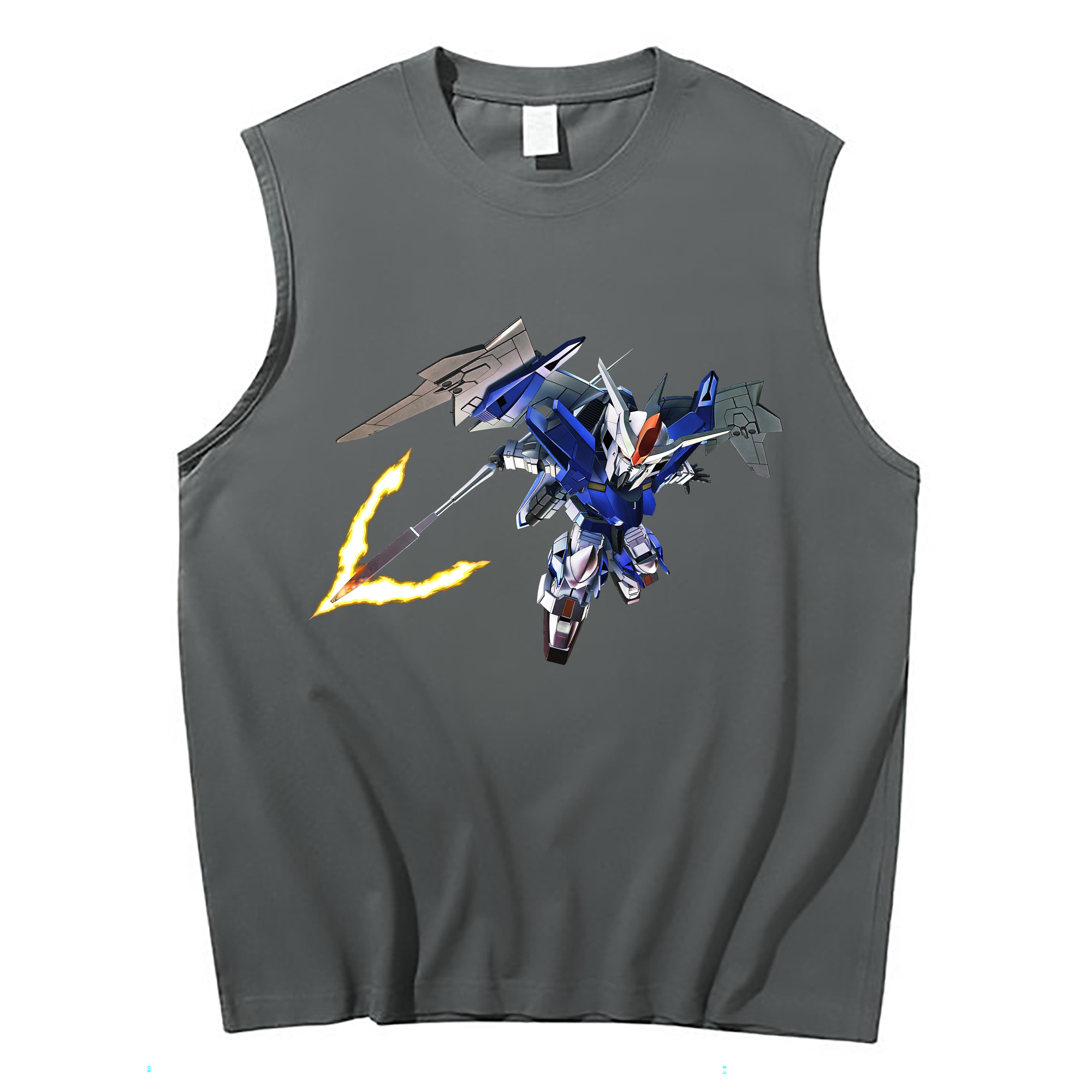 （画像用） 機動戦士ガンダム Mobile Suit Gundam コットン100％タンクトップ（フロントプリント）